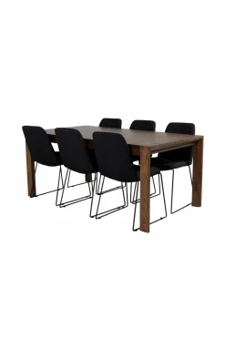 Clearance Spisebord Slider med Muce-stol Spisegrupper