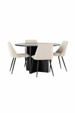 Venture Home Spisebord Strada med stol Night^ Spisegrupper
