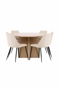 Venture Home Spisebord Strada med stol Night^ Spisegrupper