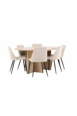 Venture Home Spisebord Strada med stol Night^ Spisegrupper
