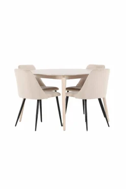 Venture Home Spisebord Flora med stol Night^ Spisegrupper