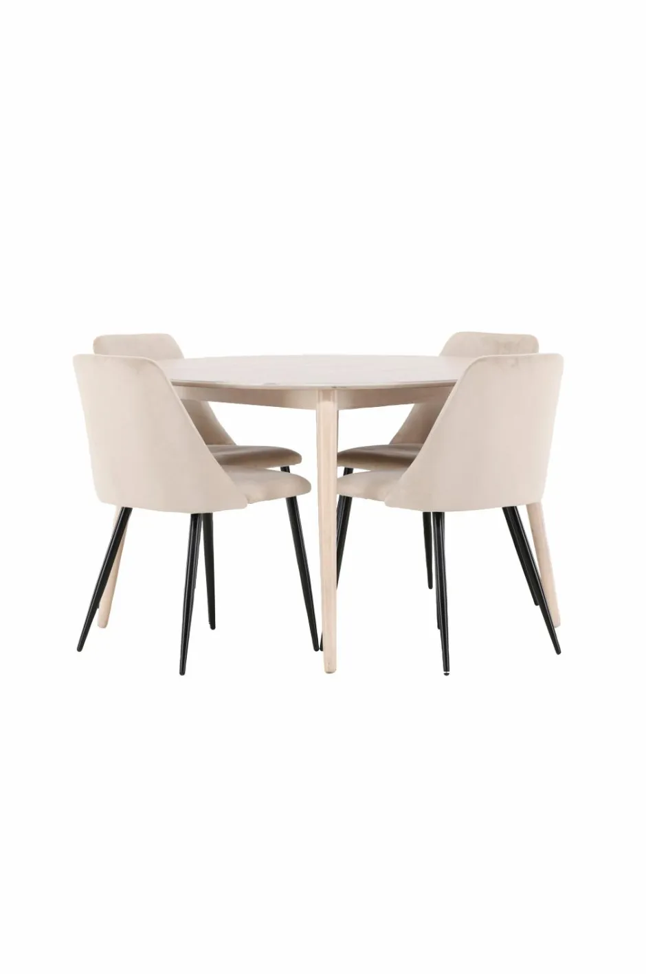 Venture Home Spisebord Flora med stol Night^ Spisegrupper