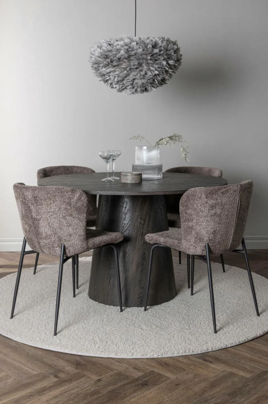 Spisegruppe Lanzo med 4 stole Modesto Spisegrupper
