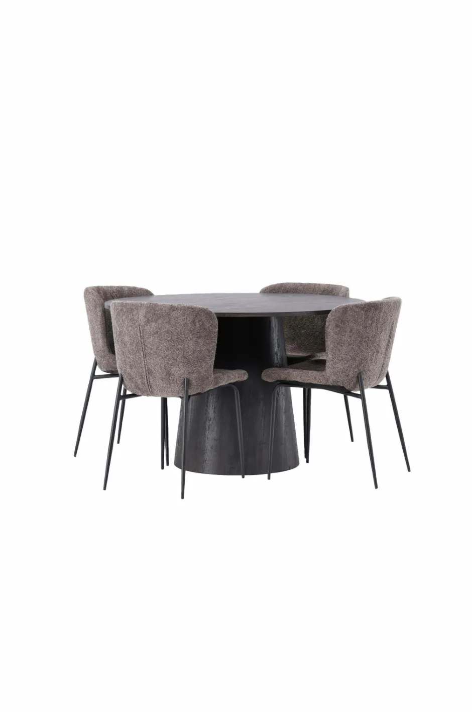 Spisegruppe Lanzo med 4 stole Modesto Spisegrupper