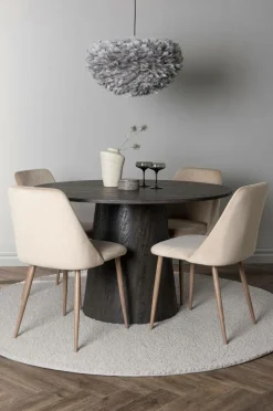 Discount Spisegruppe Lanzo med 4 stole Night Spisegrupper