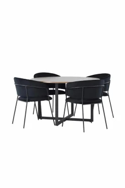 Outlet Spisegruppe Durango med 4 stk. stole Selma Spisegrupper