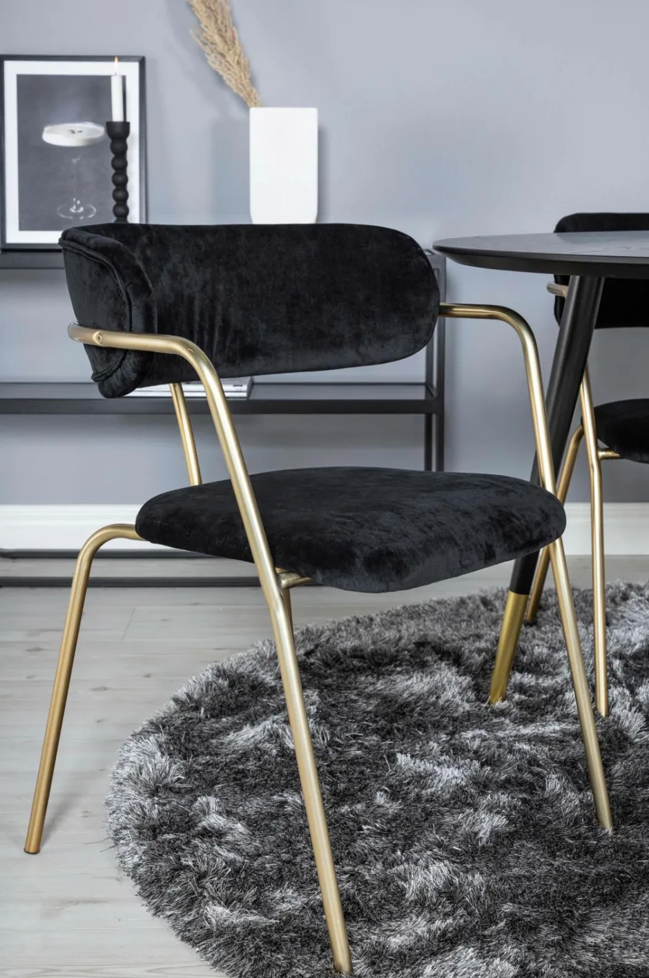Outlet Spisegruppe Dipp med 4 stk. stole Arrow Spisegrupper