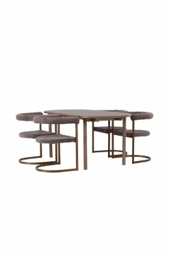 Clearance Spisegruppe Andy med stole Morning Spisegrupper