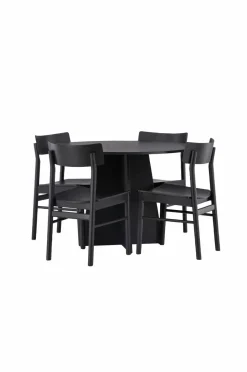 Outlet Spisegruppe Bootcut Round og stolene Montros Spisegrupper