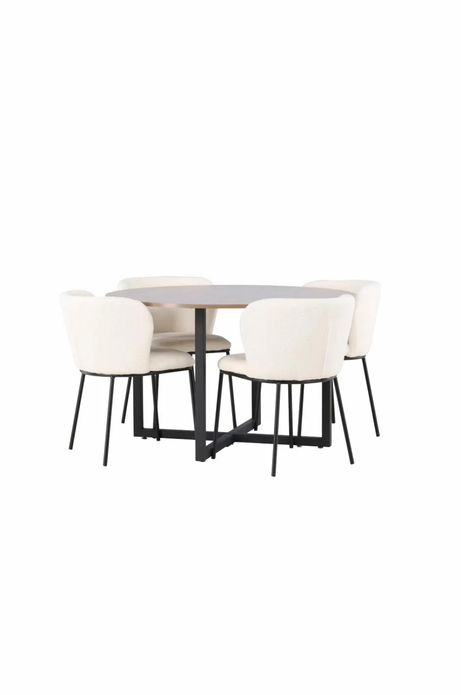 Best Spisegruppe Durango med 4 stk. stole Edina Spisegrupper