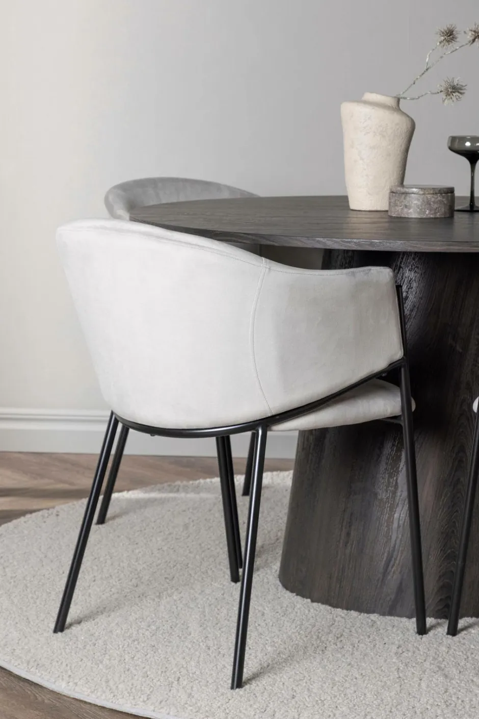 Best Spisegruppe Lanzo med 4 stole Evelina Spisegrupper