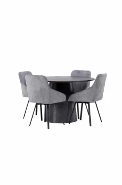 Best Spisegruppe Lanzo med 4 stole Rosie Spisegrupper