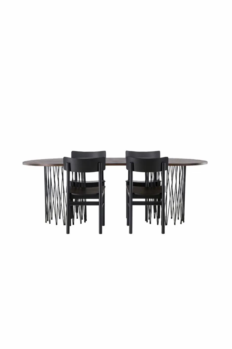 Spisegruppe Stone Oval og stolene Montros Spisegrupper