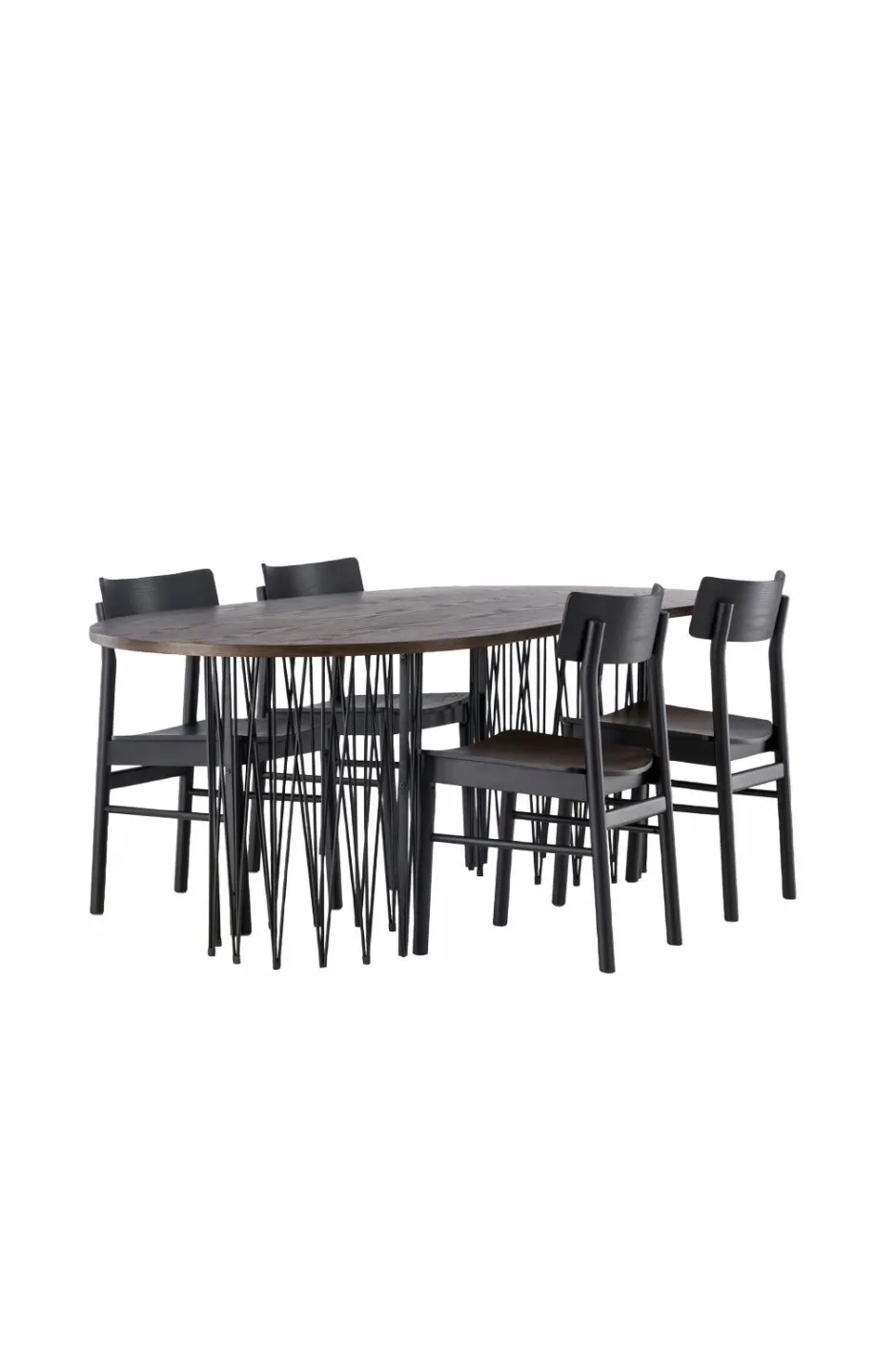 Spisegruppe Stone Oval og stolene Montros Spisegrupper