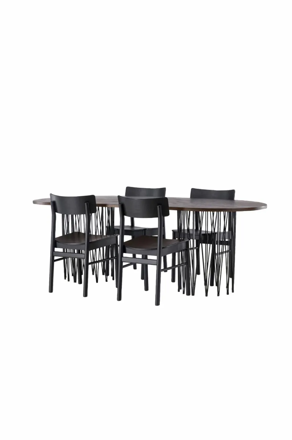 Spisegruppe Stone Oval og stolene Montros Spisegrupper
