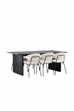 New Spisegruppe Vail med 6 stole Chico Spisegrupper