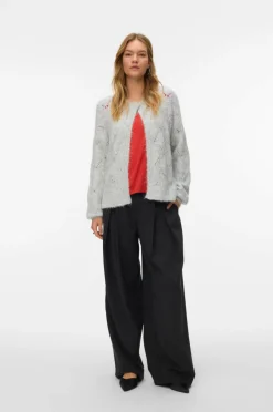 Vero Moda Cardigan vmShell LS O-neck^Dame Trøjer & Cardigans