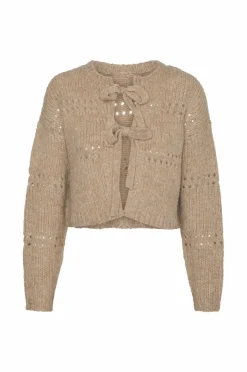 Vero Moda Cardigan vmAdelina LS Short Two Way^Dame Trøjer & Cardigans