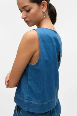 Vero Moda Denimvest vmJessica SL Denim Top Vi3493^Dame Blazere & Veste