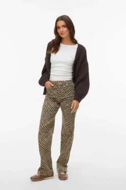 Vero Moda Jeans vmTessa HR Wide Stretch Aop Jeans^Dame Jeans