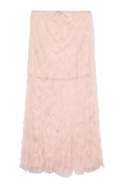 Vero Moda Maxi nederdel vmCaralia HW Mesh Skirt^Dame Nederdele