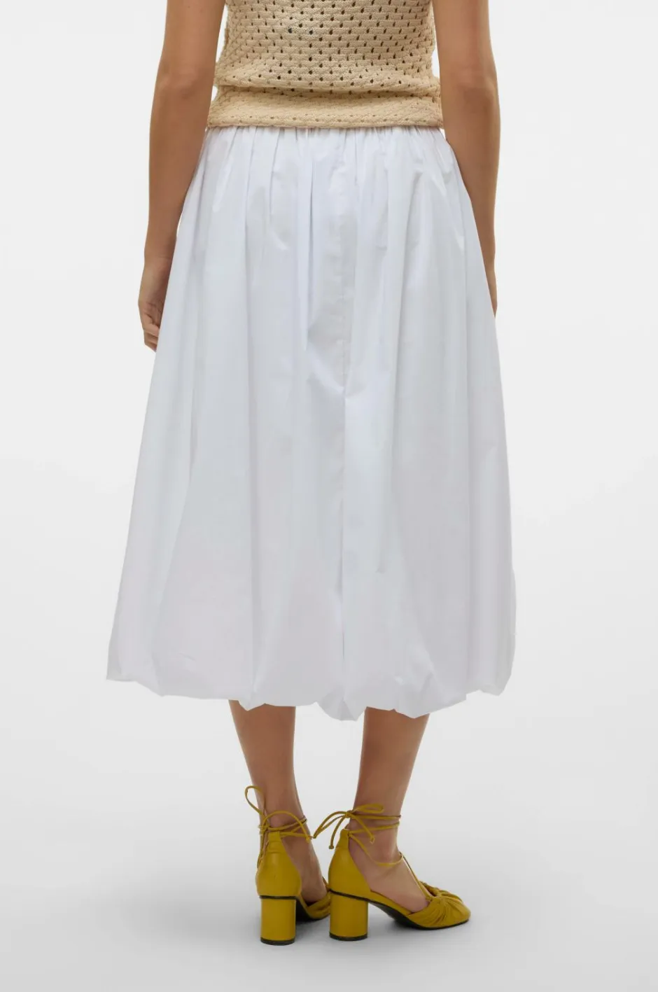 Vero Moda Nederdel vmFriba MW 7/8 Balloon Skirt Wvn GA^Dame Nederdele