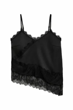 Discount Undertrøje vmJulia Singlet Lace Assymetric Dame Toppe & Tank-Toppe