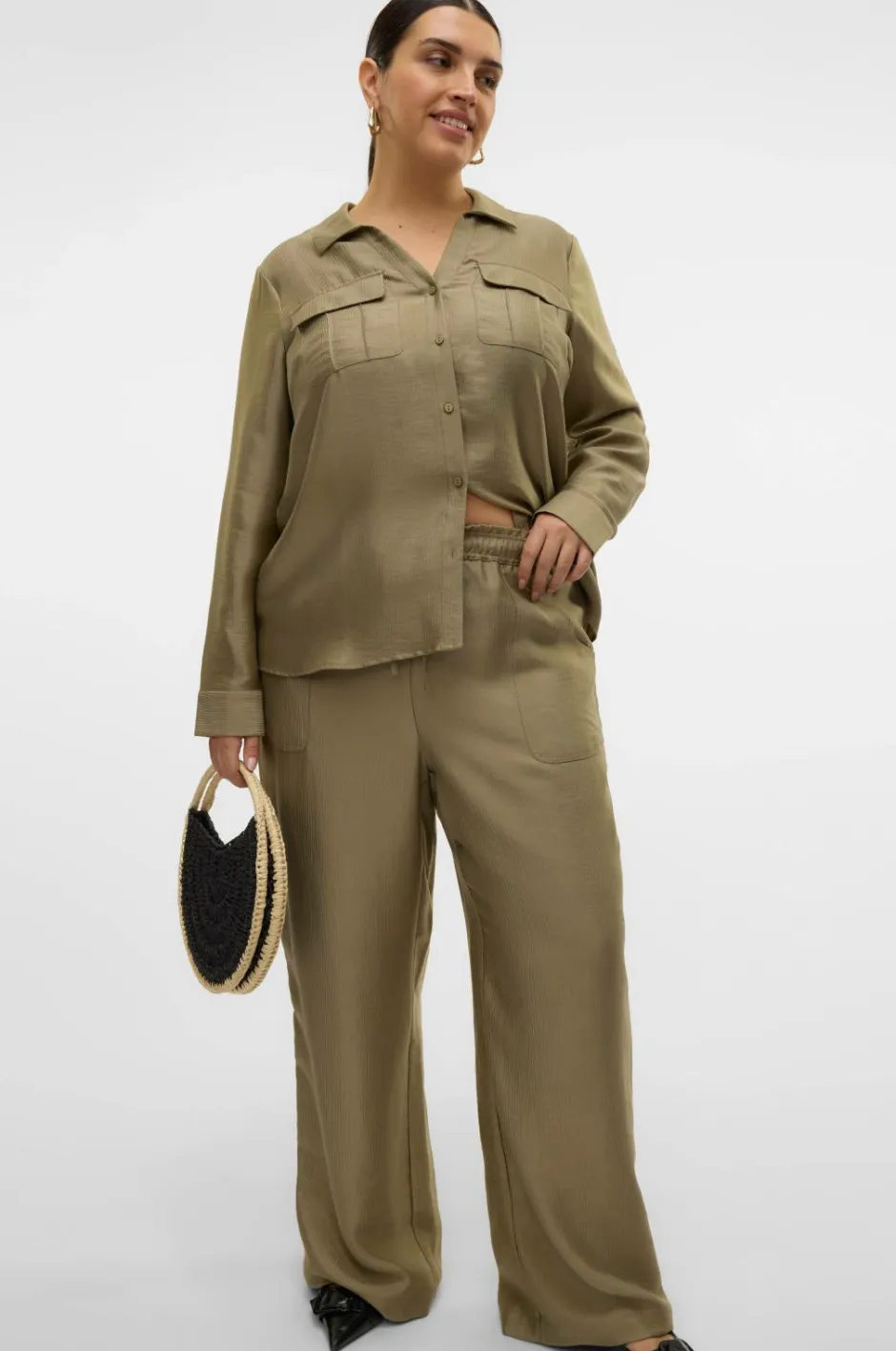 Vero Moda Curve Bukser vmcToma HW Straight^Dame Bukser