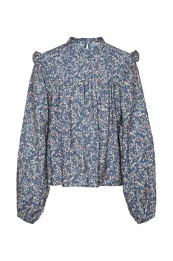 Outlet Bluse vmIris LS Crop Top Wvn Børn Bluser