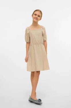 Vero Moda Girl Kjole vmMymilo S/S Short Dress Wvn GA Girl^Børn Kjoler