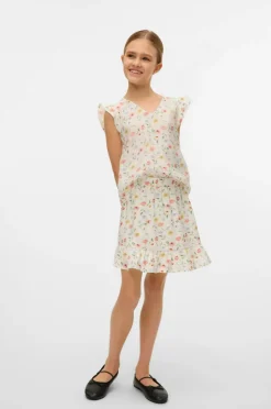 Vero Moda Girl Nederdel vmJosie Marigold MW Short Skirt Wvn^Børn Nederdele