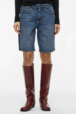 Vila Denimshorts viJaf RW Bermuda Shorts Mbd/bfs^Dame Shorts