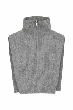 Vila Falsk rullekrave viSaja Half Zip Knit Neck Warmer/ef^Dame Tørklæder & Halstørklæder