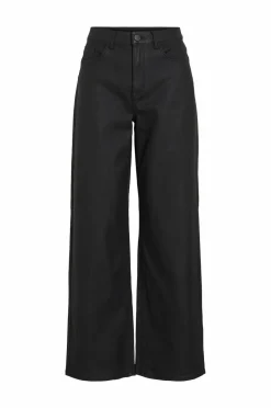 Jeans viFreya HW Coated Wide Dame Jeans