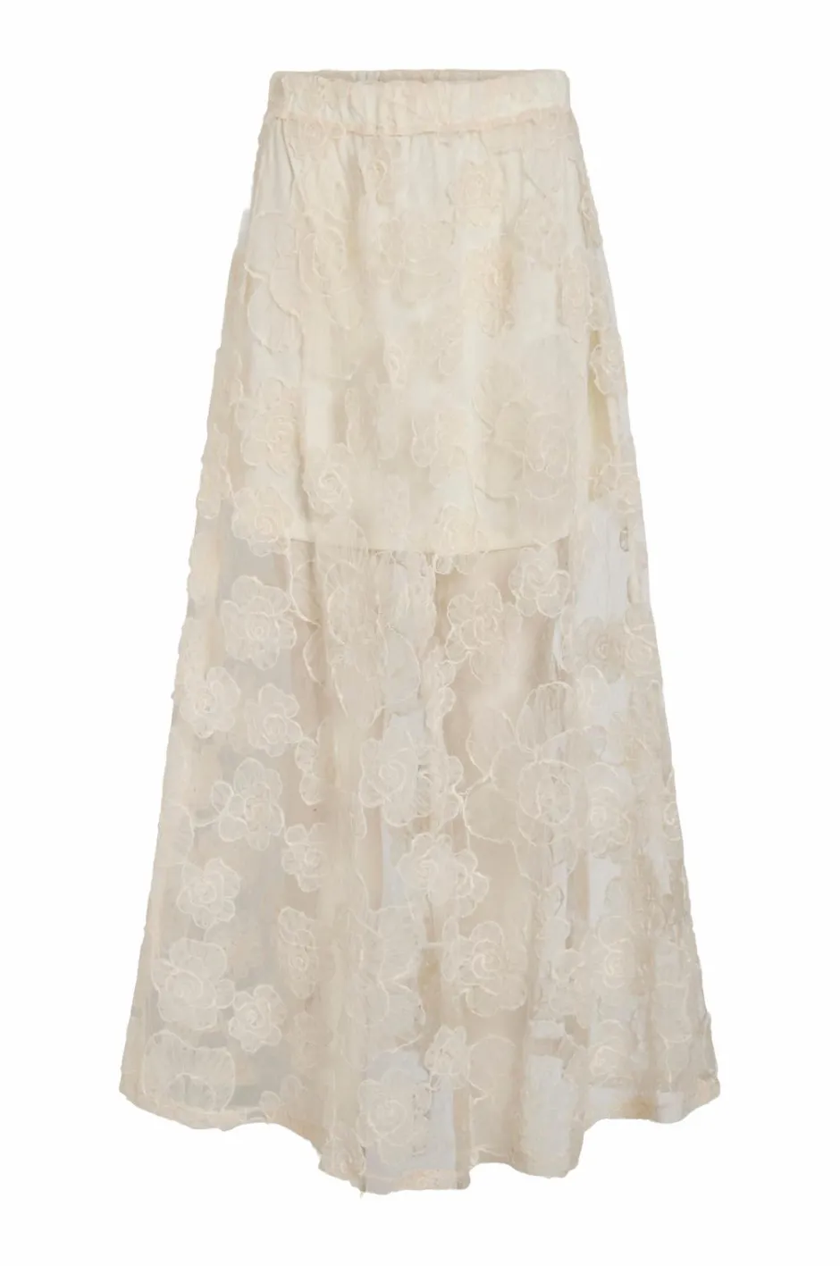 Hot Maxi nederdel viKaria HW Lace Midi Skirt Dame Nederdele