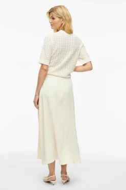 Vila Nederdel viFreja HW Ankle Skirt/tes^Dame Nederdele