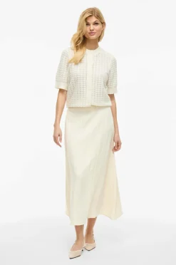 Vila Nederdel viFreja HW Ankle Skirt/tes^Dame Nederdele