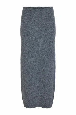 Vila Nederdel viInes Long Knit Skirt #8^Dame Nederdele