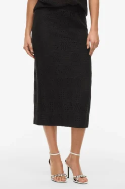 New Nederdel viNovira HW Midi Skirt Dame Nederdele