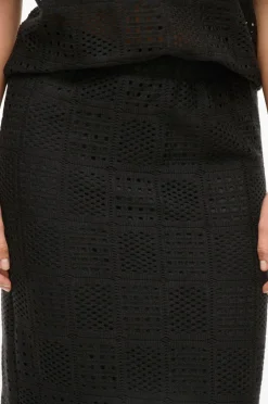 New Nederdel viNovira HW Midi Skirt Dame Nederdele