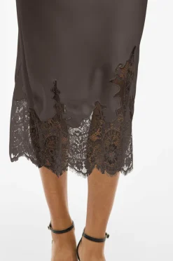 Sale Nederdel viSabel HW Midi Lace Detail Dame Nederdele