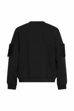 Sale Sweatshirt viReflect L/S O-neck Fringe Dame Sweatshirts & Hoodies