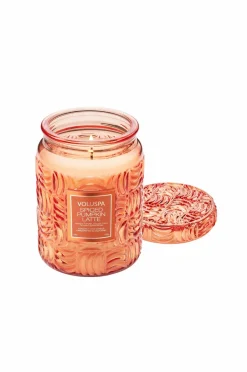 Sale Spiced Pumpkin Latte Large Glass Jar Candle 100H Rumduft
