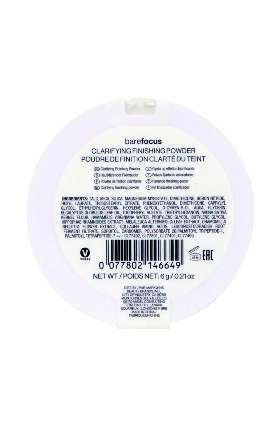 Online Bare Focus Clarifying Powder Ansigt