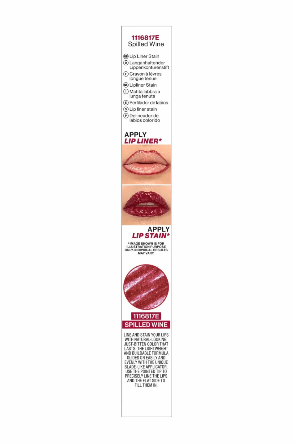 New Perfect Pout Lip Liner Stain Læber