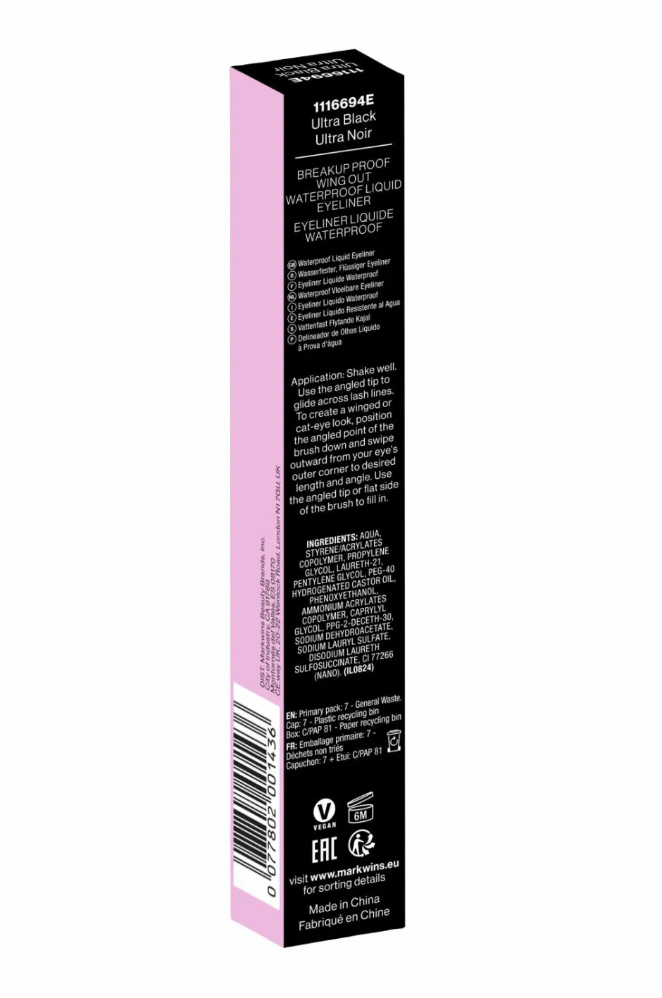 Discount Proof Wing Out Waterproof Liquid Eyeliner Øjne