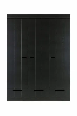 New Garderobe Connect m struktur, H195xB140xD53 Garderobeskabe