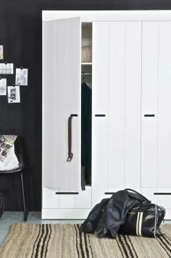 Outlet Garderobe Connect m struktur, H195xB140xD53 Garderobeskabe