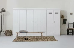 Outlet Garderobe Connect m struktur, H195xB140xD53 Garderobeskabe