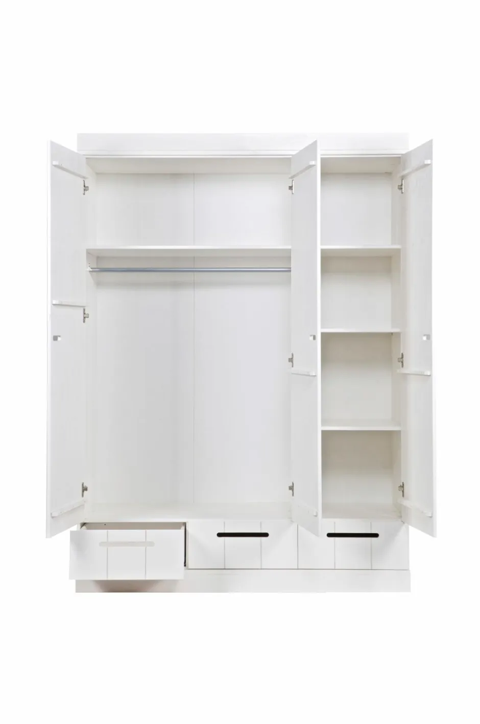 Outlet Garderobe Connect m struktur, H195xB140xD53 Garderobeskabe